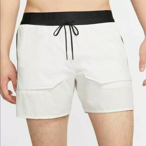 Nike Other - NIKE TECH PACK RUNNING SHORTS 2in1 5inch WHITE